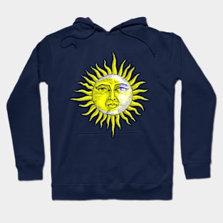 Eclipse Interactive Yellow&Blue Filter T-Shirt By Red&Blue Hoodie